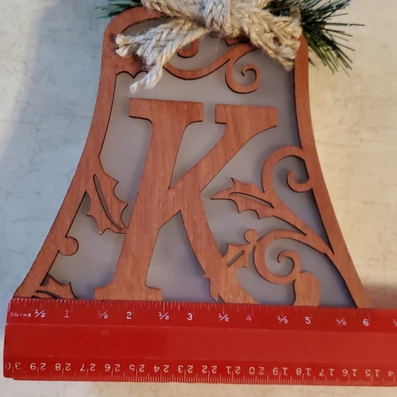 Cute K Christmas Ornament - Picture 6 of 7